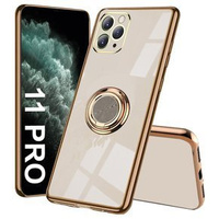 Θήκη για iPhone 11 Pro, Electro Ring, ροζ rose gold