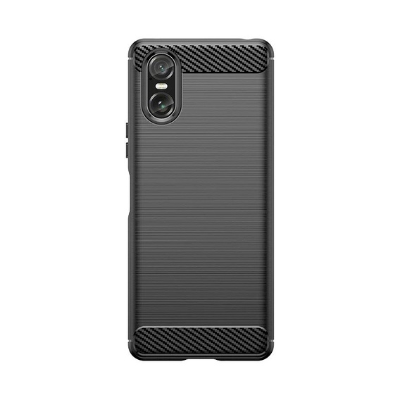 Θήκη για Sony Xperia 10 VI, Carbon, μαύρη