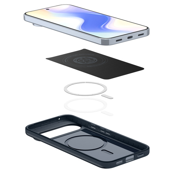 Θήκη Spigen Thin Fit MagSafe για το Google Pixel 10 Pro XL, Metal Slate