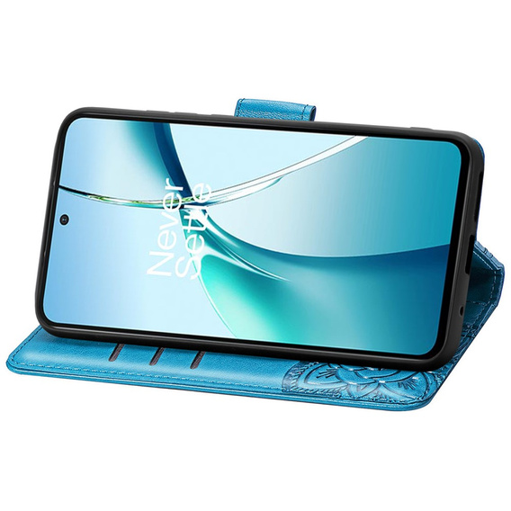Θήκη με πτερύγιο για Samsung Galaxy S25 Edge, Butterfly, μπλε