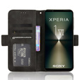 Θήκη με πτερύγιο για Sony Xperia 1 VI, Card Slot, μαύρη