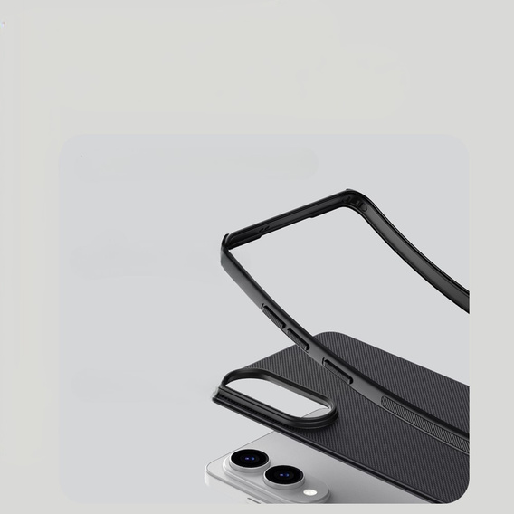 θήκη NILLKIN για Samsung Galaxy S25 Edge, Frosted Shield, για MagSafe, μαύρη