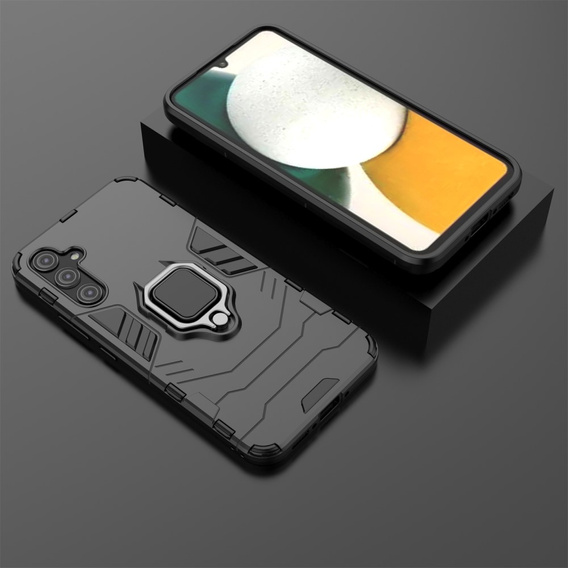 Θήκη για Samsung Galaxy A34 5G, Kickstand Ring, μαύρη