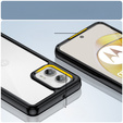 Θήκη για Motorola Moto G73 5G, Fusion Hybrid, διαφανής / μαύρη