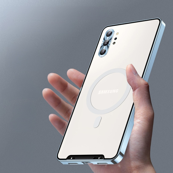 θήκη προστασίας κάμερας για το Samsung Galaxy Note 10+ Plus, CamShield MagSafe, διαφανής / μπλε
