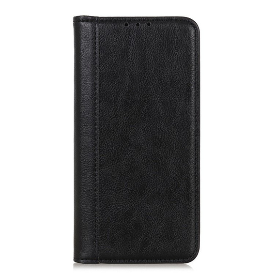 Θήκη για Honor 90 Lite 5G, Wallet Litchi Leather, μαύρη