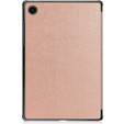 Θήκη για Samsung Galaxy Tab A8 10.5 SM-X200 SM-X205, Smartcase, ροζ rose gold