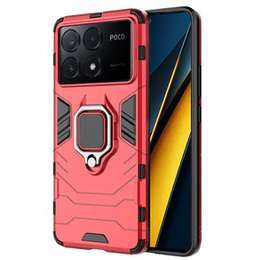 Θήκη για Xiaomi Poco X6 Pro 5G, Kickstand Ring, μαύρη