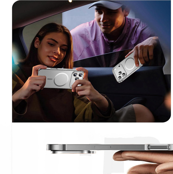 Metal Frame θήκη για MagSafe για iPhone 17 Pro