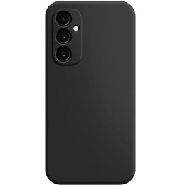 Η θήκη για Samsung Galaxy A54 5G, Silicone Lite, μαύρη + γυαλί 9H