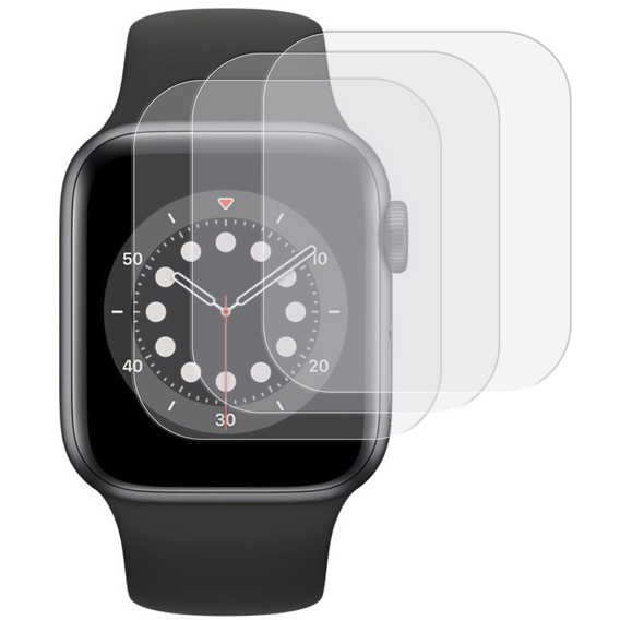 3x Φύλλο υδρογέλης ERBORD για Apple Watch 4/5/6/SE 44mm