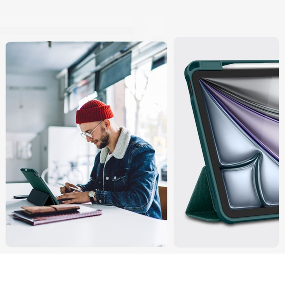 Etui SPIGEN do iPad 7/8/9 10.2 2019/2020/2021, Urban Fit, Midnight Green