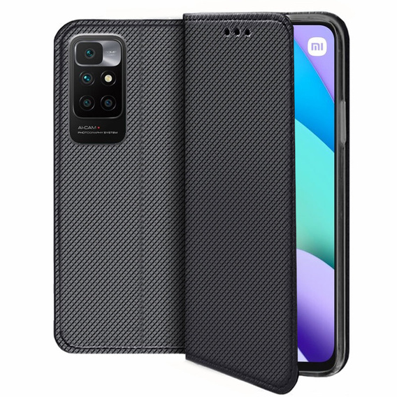 Θήκη με πτερύγιο για Xiaomi Redmi 10, Wallet Smart Magnet, μπλε