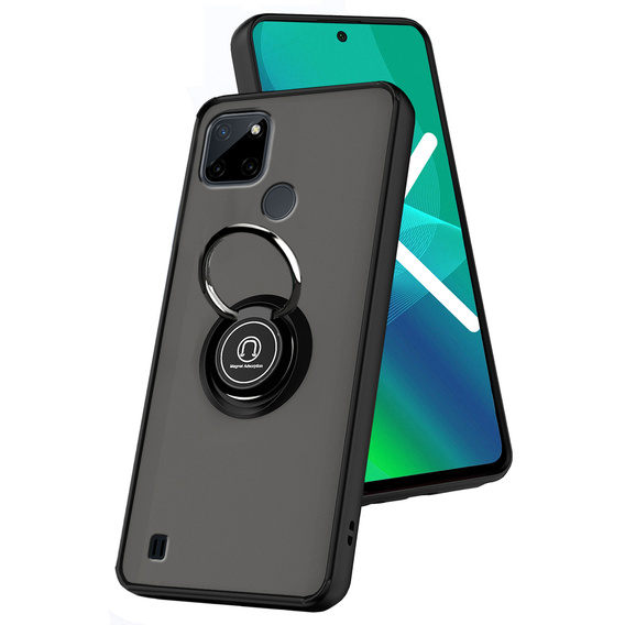 Θήκη για Realme C21Y / C25Y, Frosted Ring, μπλε