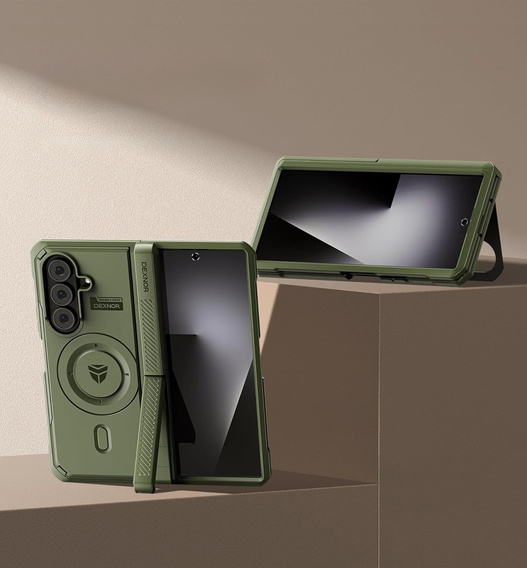 Dexnor Μαγνητική θωρακισμένη θήκη με διπλή βάση για Samsung Galaxy Z Fold7