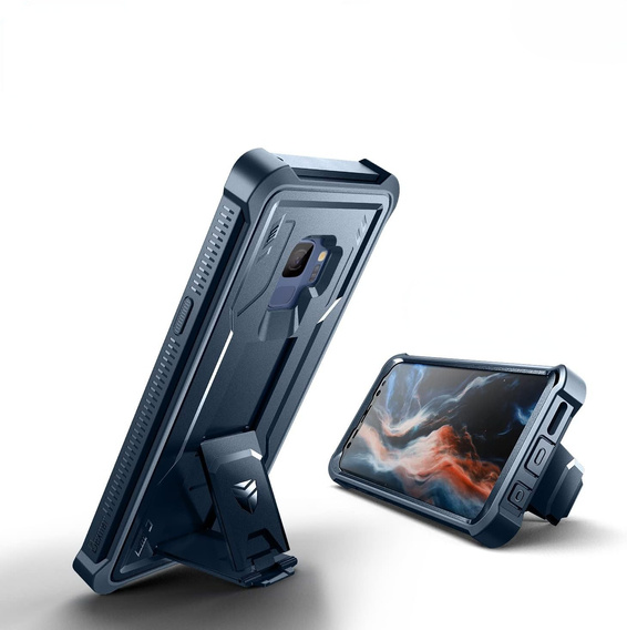 Θωρακισμένη θήκη για Samsung Galaxy S9, Dexnor Full Body, μπλε