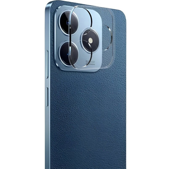 μετριασμένο γυαλί για την κάμερα για να Realme C63, διαφανής