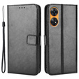 Θήκη με πτερύγιο για Oppo Reno8 T, Wallet, μαύρη