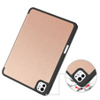 Θήκη για iPad Pro 11" 2024 (5 gen.), Smartcase με χώρο για γραφίδα, ροζ