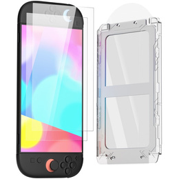 Σετ 2x Tempered Glass με Εφαρμογέα για Nintendo Switch 2