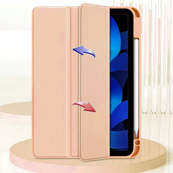 Θήκη για iPad 10.9 2022 10 Gen, Smartcase Hybrid, με χώρο για γραφίδα, ροζ