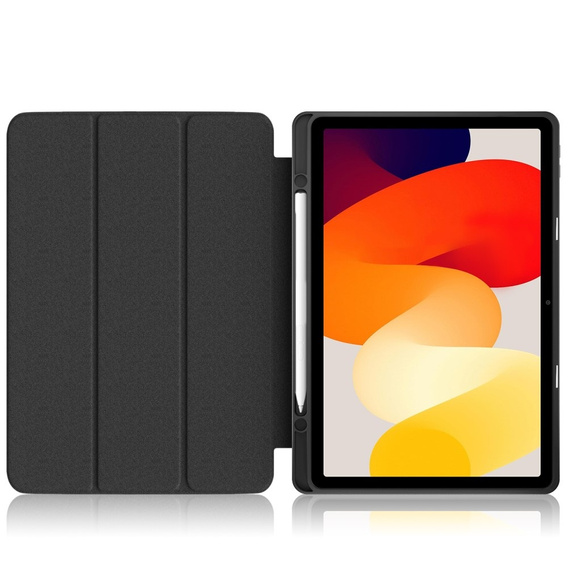 Θήκη για Xiaomi Redmi Pad SE 11", Smartcase Hybrid, με χώρο για γραφίδα, μαύρη