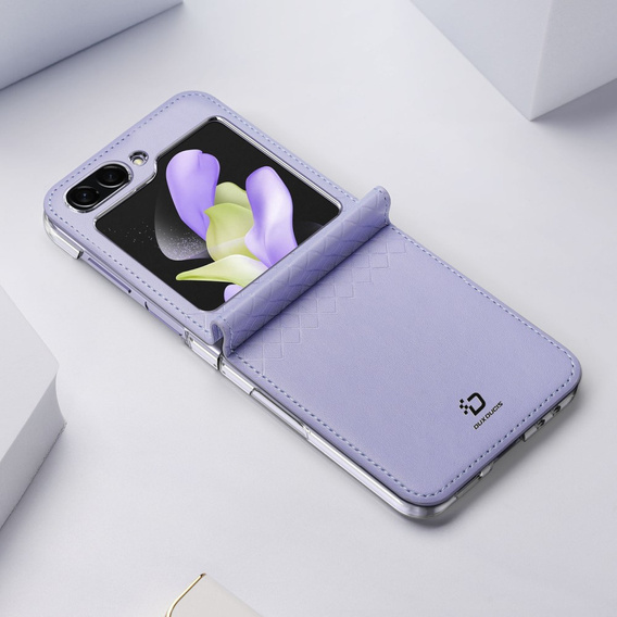 Θήκη Dux Ducis για Samsung Galaxy Z Flip5 5G, Bril, μωβ