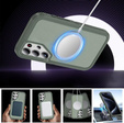 Θήκη με πλαίσιο για Samsung Galaxy S23 Ultra, για MagSafe, πράσινη