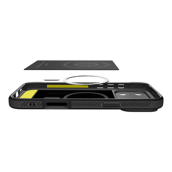 Θήκη Spigen Rugged Armor MagSafe για iPhone 17 Pro Max, Μαύρο ματ