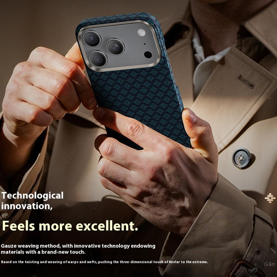 BENKS C1 Kevlar Aramid Fiber θήκη για MagSafe για iPhone 17 Pro