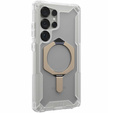 Θήκη Urban Armor Gear για Galaxy S25 Ultra, Plasma XTE MagSafe Kickstand, διαφανής / γκρι