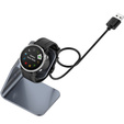 Σταθμός σύνδεσης USB αλουμινίου για Garmin Fenix 7/7S/7X/6/6X/6S, γκρι