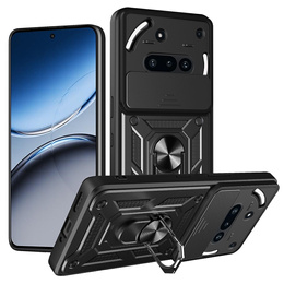 Θήκη για Nothing Phone 3a, CamShield Slide, μαύρη