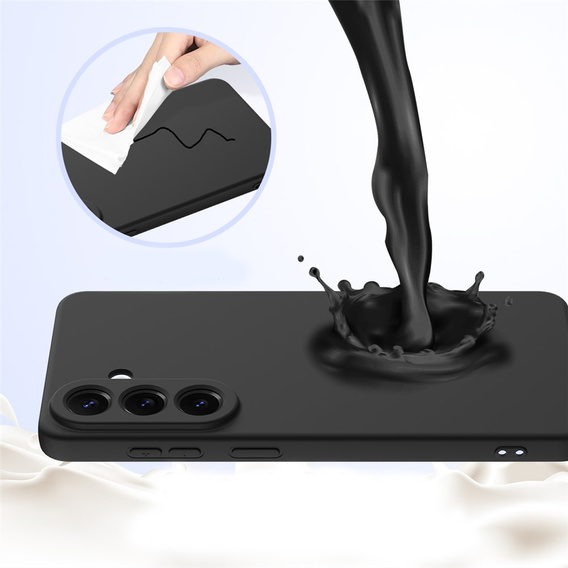 Θήκη Silicone Lite για MagSafe για Samsung Galaxy A57 5G, μαύρη