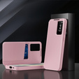 Αναδιπλούμενη θήκη για Samsung Galaxy S23 Ultra, Smart View Wallet, ροζ
