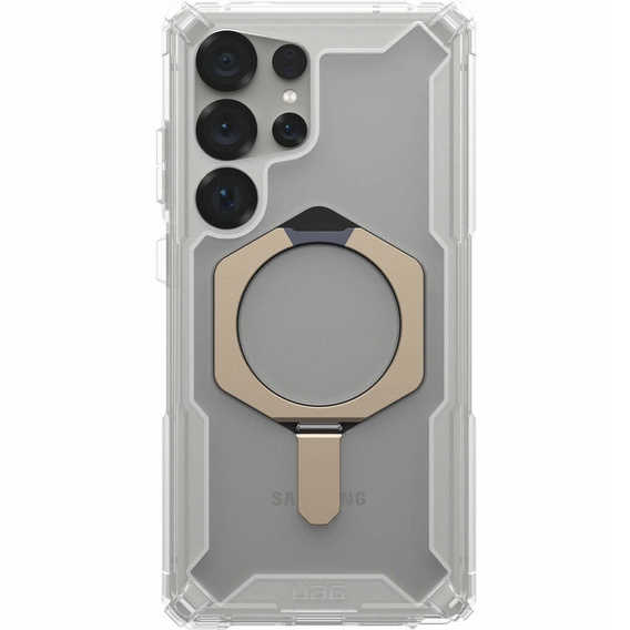 Θήκη Urban Armor Gear για Galaxy S25 Ultra, Plasma XTE MagSafe Kickstand, διαφανής / γκρι