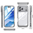 Αδιάβροχη θήκη με γυαλί για MagSafe για iPhone 17 Pro Max