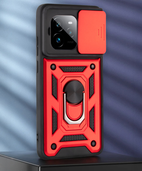 Θήκη για Realme GT 7 Pro, CamShield Slide, κόκκινη