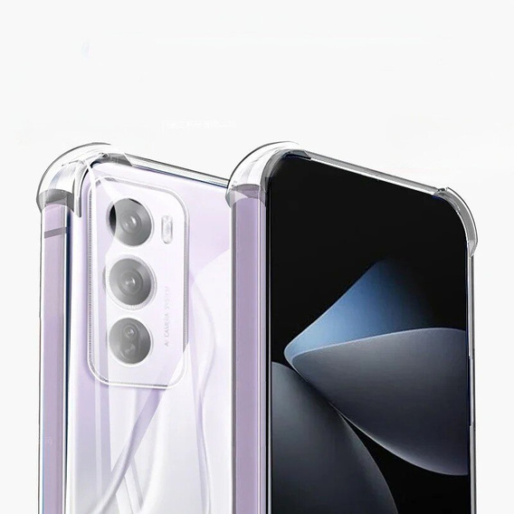 Θήκη για Oppo Reno 12 Pro, Dropproof, διαφανής