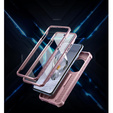 Θωρακισμένη θήκη για OnePlus 12, Dexnor Full Body (Two Frames), ροζ