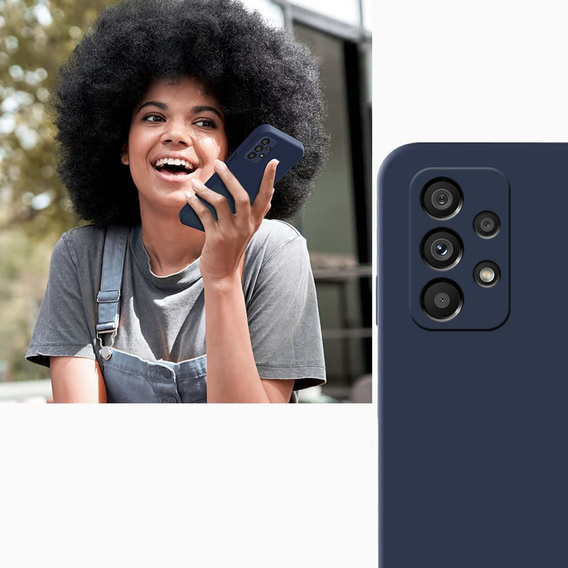 Θήκη για Samsung Galaxy A13 4G, Silicone Lite, μπλε