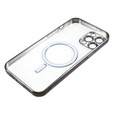 Θήκη για iPhone 12 Pro, Electro MagSafe, μαύρη + Γυαλί για την οθόνη