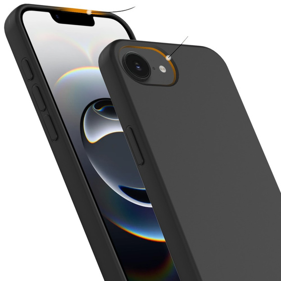 Θήκη για iPhone 16e, Silicone MagSafe, μαύρη