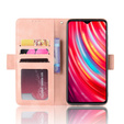 Θήκη με πτερύγιο για Xiaomi Redmi Note 8 Pro, Card Slot, ροζ