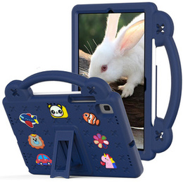 Παιδική θήκη για Samsung Galaxy Tab S6 Lite 10.4 2020/2022 / Tab A7 2020 T500 / T505 / Tab S6 T860/T865, Cute Patterns, με βάση, σκούρο μπλε