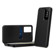 Αναδιπλούμενη θήκη για Samsung Galaxy A55 5G, Smart View Wallet, μαύρη