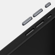 Η θήκη ABEEL για το iPhone 16e, Carbon Fiber, για MagSafe, μαύρη