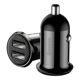 Baseus φορτιστής αυτοκινήτου Grain Pro 2x USB 4,8A για συσκευές που τροφοδοτούνται μέσω USB – καθολικός