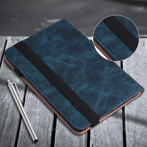 θήκη για Samsung Galaxy Tab S10 Lite / S10 FE / S9 FE / S9, Classic, με υποδοχή γραφίδας, μπλε