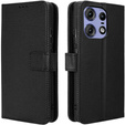 Θήκη με πτερύγιο για Motorola Edge 50 Pro, Wallet Smart Magnet, μαύρη